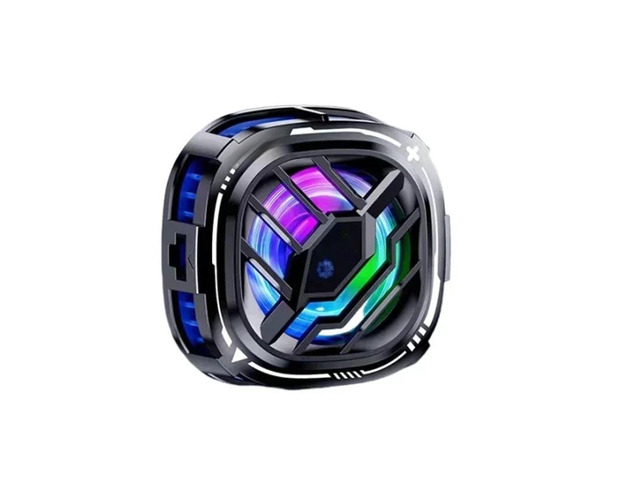 NEW X76 Pro Mobile Phone Semiconductor Freeze Cooling Fan Radiator Magnetic Back Clip 2 IN 1 for IPhone Android PUBG Game Cooler