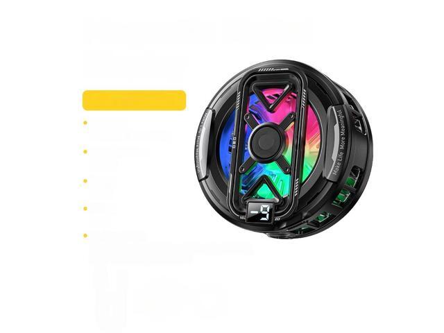 Magnetic Digital Display Phone Cooler Fast Cooling for iPhone 17 Gaming/Live Streaming/Binge-Watching Back-clip Radiator