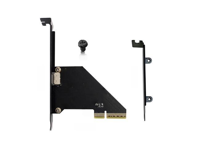 PCIe x16/x8 to SFF-8611 & SFF-8612 Adapter Card, PCIe 4.0 Oculink External Adapter, for U.2 SSD