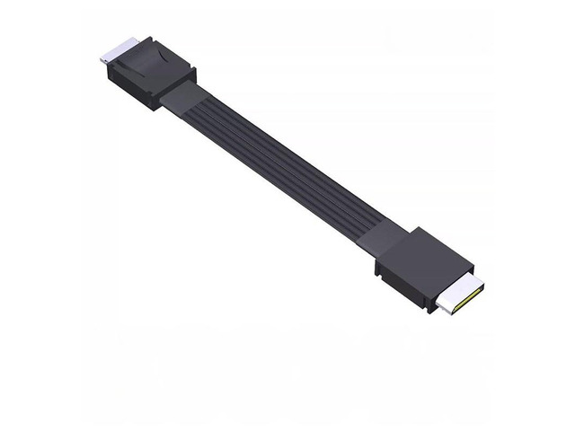 PCIe 4.0 OCuLink Laptop External Graphics Card GPU Docking Station, M.2 NVMe to SFF-8612 Adapter Card, 64Gbps