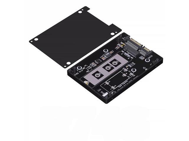 M.2 NVMe to U.2 / U.3 SSD Adapter, SFF-8639 SFF-TA-1001, CNC Aluminum Alloy Enclosure, for 2230/2242/2260/2280 SSD, PCIe 4.0 x4
