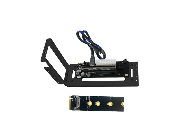 eGPU OCuLink Dock, PCIe 5.0 x4 High Speed, Laptop M.2 OCuLink SFF-8611 to PCIe x16 External Graphics Card