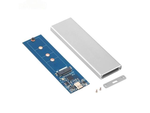 M.2 NVMe to USB 3.1 Type-C SSD Enclosure, External Hard Disk Drive Case