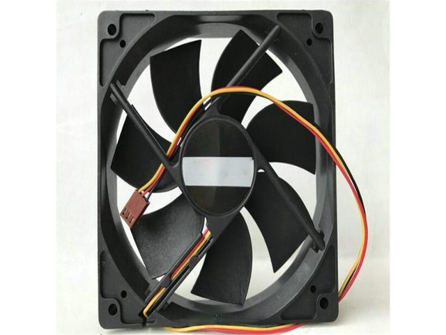 Generic For A12025-12CB-3BN-F1 12V 0.16A 12CM 120*120*25MM 3-line silent Case Fan