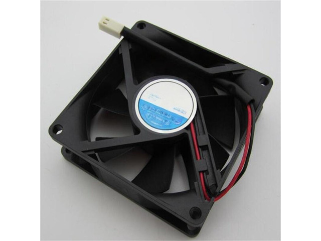 Generic For S01138812L 12V 0.12A 8025 two-wire cooling mute 8cm chassis fan host fan