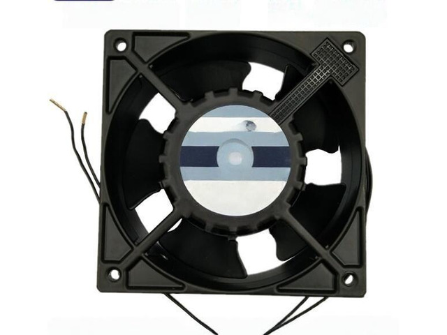 Generic For KA1238HA2 12038 220V 50/60Hz 0.13/0.11A Two-wire Electric Cabinet High Temperature and Waterproof Fan