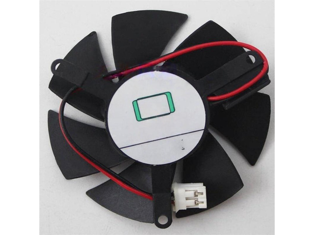 Generic For 125010-SH2 ZP 12V0.14A 2-line graphics card fan diameter 4.7cm hole spacing 3.9cm