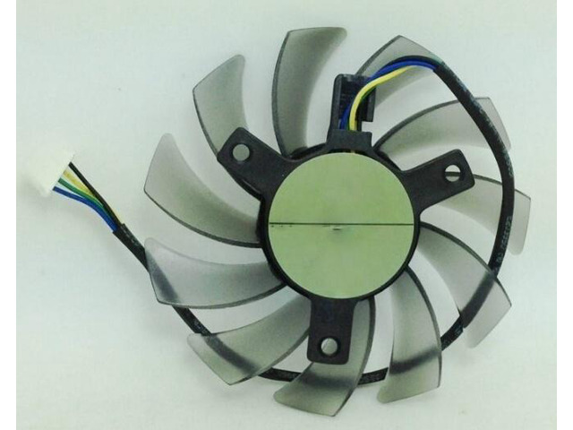 Generic For T128010SH 75mm 12V 0.25A 4Wire 4Pin VGA Cooler Fan Replacement for GTX560 GTX660 HD5870
