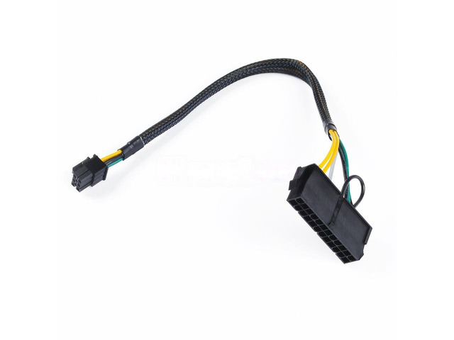 Generic For ATX PSU 24Pin Female to 6-Pin Male Internal Power Adapter Converter Cable For 6 PIN 3060 5060 7060 Mainboard