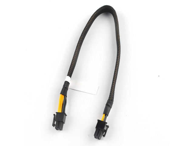 Generic For 4pin Male to 6pin Male 35cm Motherboard CPU PCI-E GPU Video Card Power Cable