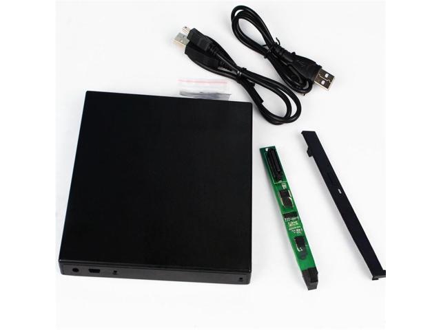 Generic For 12.7mm USB 2.0 External DVD/CD-ROM Case IDE/PATA to SATA Optical Disk Drive Enclosure For Laptop PC