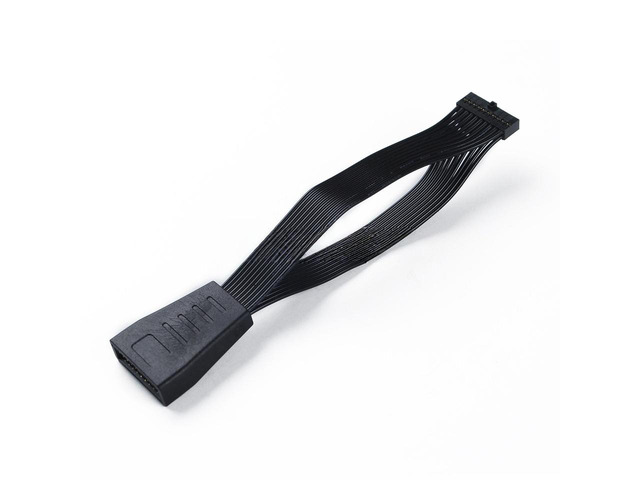 Generic For 15CM USB 3.0 20Pin 19Pin Male to Female Motherboard Adapter Cable Mini USB 3.0 19/20 Pin Internal Extension Header Connector