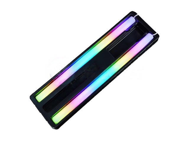 Generic For 120/240/360 CPU AIO Water Cooler Tubing RGB Soft Luminous Neon Water Cooling Tube Cover 5V 3Pin ARGB