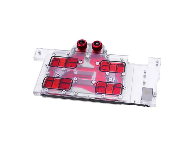 Generic For GPU Water Block For DUAL RTX 3070 Graphics Card VGA Cooler Radiator M/B 5V 3PIN ARGB SYNC BS-ASD3070-PA