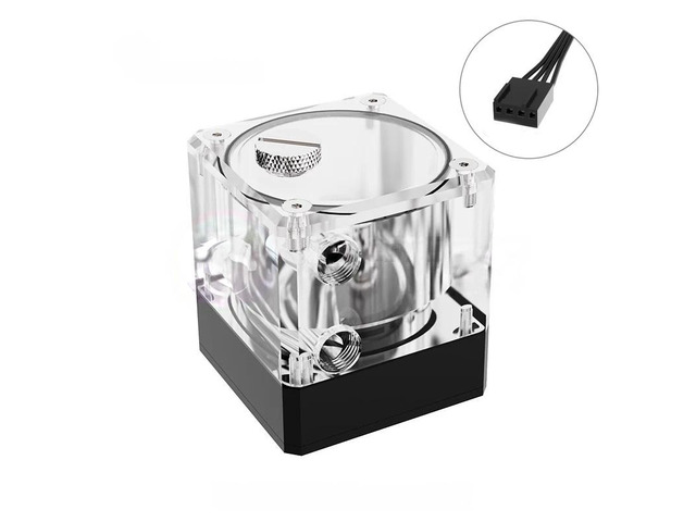 Generic For PC Water Cooling Integrated Water Pump Water Tank Total Height 7CM With Flow Indicator Multicolor PUB-M4YT