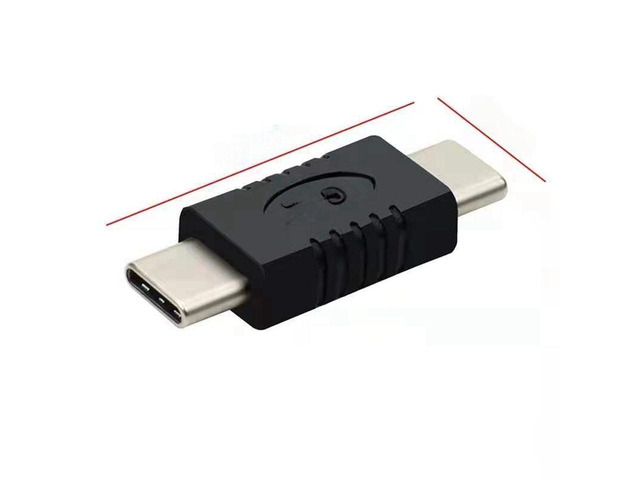 Generic Type-C male to male adapter usb-c data cable male extension cable adapter connector adapter