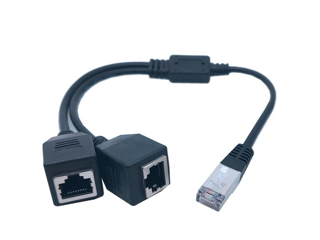 Generic Netzwerk Kabel-Splitter Ein-zu-zwei Internet Stecker Hause Breitband Netzwerk Adapter Kabel (nicht Verbunden Werden kann, zu die