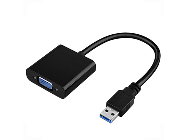 Generic USB 3,0 Zu VGA Adapter Externe Video Karte Multi Display Konverter für Win 7/8/10 Desktop Laptop PC Monitor Projektor