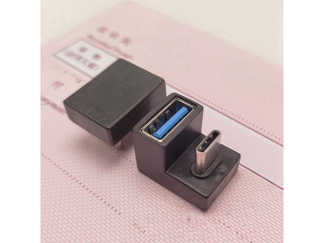 Generic 180 degree tilt up and down Type-C USB-C OTG to USB 5.0 female expansion adapter for mobile phones and tablets