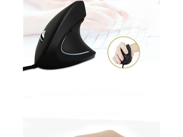 Wired Right Hand Vertical Mouse Ergonomic Gaming Mouse