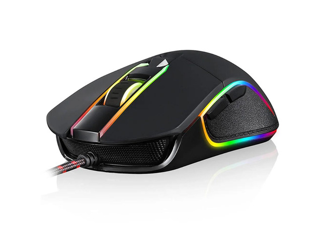 V30 Wire Gaming Mouse PMW3320 RGB Backlight 3500DPI 6 Buttons Ergonomic Optical ComputerMacro Mice For PC Laptop