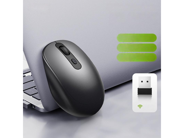 OMR282 Wireless Mouse, 2.4GHz Computer Mouse Office Wireless USB Mouse with USB-A Receiver, Compatible with PC, Laptop