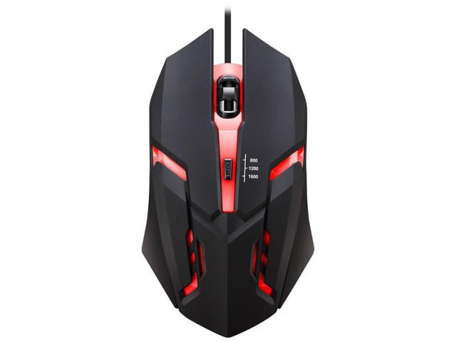 20251 PC ITLY M01 Sports LED Luminous Backlit USB Wired Gaming Mouse for Desktop PC Laptop Office Computer Gaming Mouse