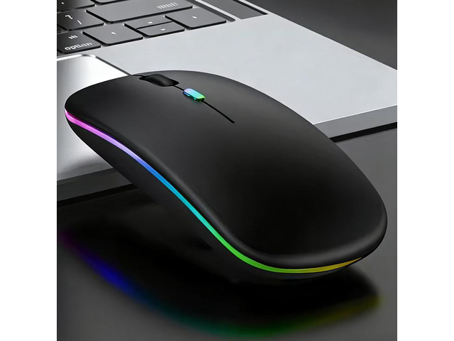 Wireless Mouse RGB Rechargeable Bluetooth Mice Wireless Computer Mause LED Backlit Ergonomic Gaming Mouse for Laptop PC