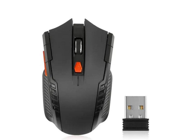 Portable Wireless Optical USB Mouse 2.4G Wireless Ergonomic Mouse with USB Receiver Universal Gaming Mouse for Laptop Computer