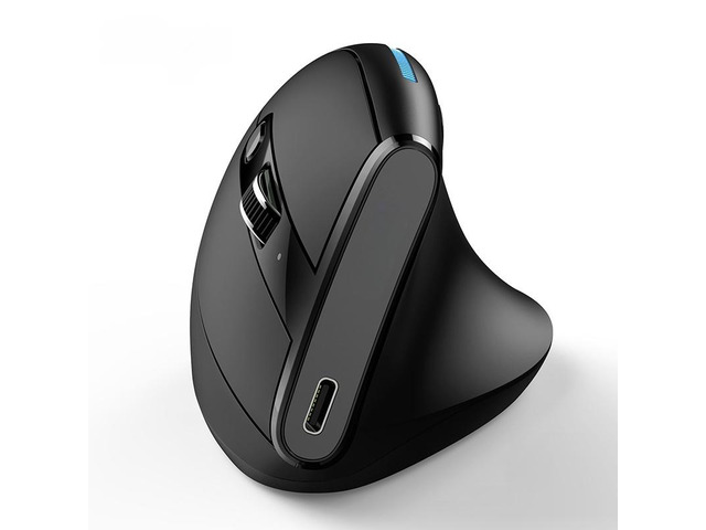 F36A Vertical Handheld Wireless Mouse 2.4G Wireless Mouse Rechargeable Blu-ray 6-button Optical mouse 3 level DPI mouse