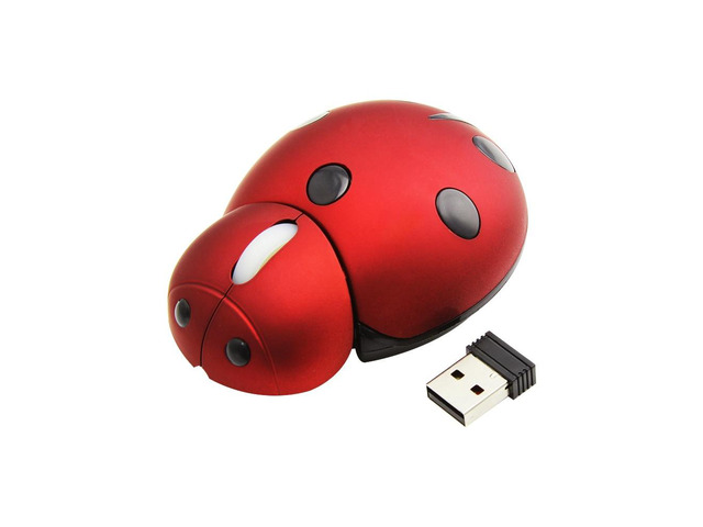 Cute Shaped Wireless Office Mouse 2.4G Plug and Play Portable Mini Mouse for PC Laptop