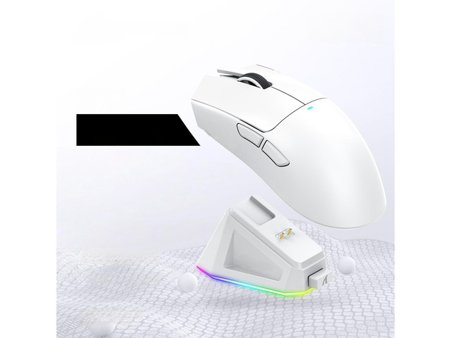 X11 Tri-Mode Lightweight Gaming Mouse,PAW3311,22000DPI,400IPS,40G,59g,1KHz,RGB backlight,and Magnetic Fast Charging