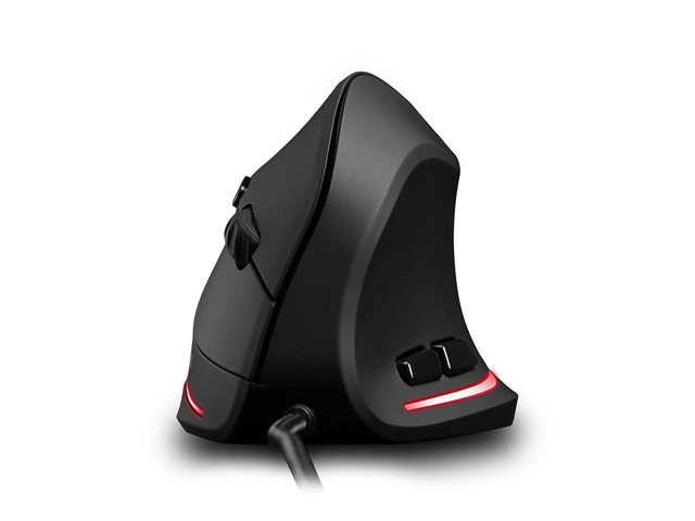 T-20 Mouse Wired Vertical Mouse Ergonomic Rechargeable 3200DPI Optional Portable Gaming Mouse for Mac Laptop PC Computer