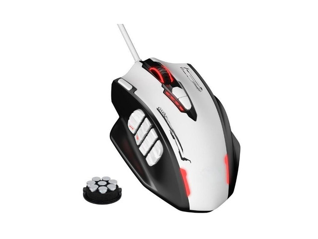 Impact RGB MMO Gaming Mouse Optical Wired Ergonomic Design with Max 24000 DPI High Precision 18 Programmable Butto