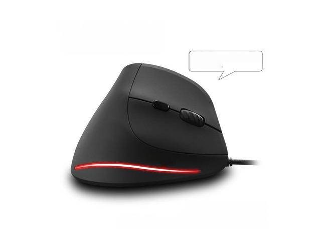 T20 Wired Vertical Rechargeable Ergonomic 3200 DPI USB Optical Mouse