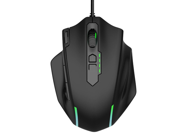 X-41 Wired Gaming Mouse 12400 DPI RGB Backlit 11 Macro Buttons Weights Adjustable Ergonomic Mouse for PC and Laptop