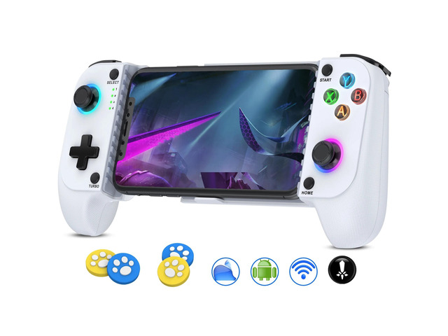 Generic for MC103 Gamepad Type-C Mobile Phone Controller Hall Effect Stretching Handle Joystick Android Ps Cloud Game Customized