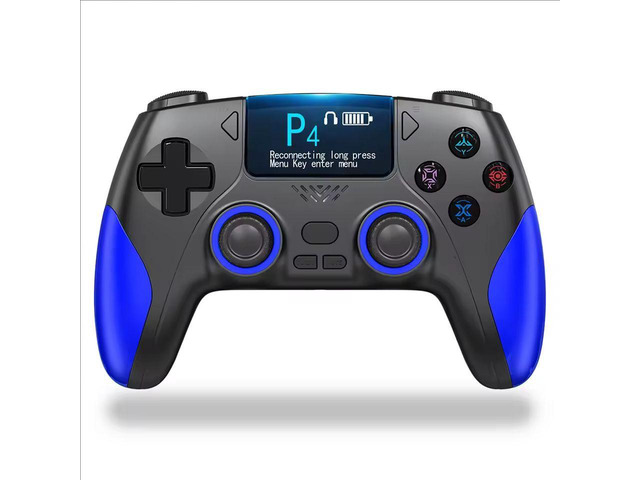 Generic for Smart Screen Wireless Game Controller For PS4 Gamepad with Customizable Display For IOS Andriod Table Steam Joystick