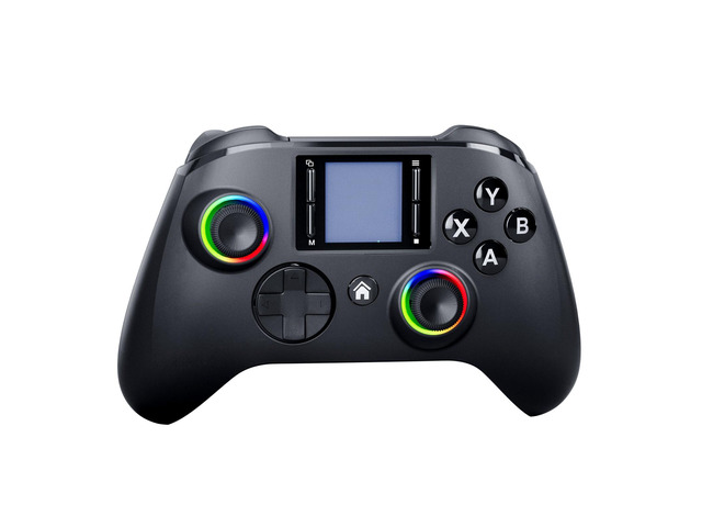 Generic for 6162 1.44inch Smart Screen Wireless Controller For P4 iOS Android PC TV Dual Hall Joystick Calibration RGB Light