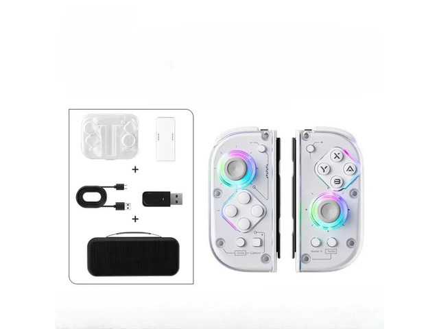 Generic for J20 For 2 RGB Wireless Knight Left and Right Controller Hall Joystick Gamepad For With Charging Grip