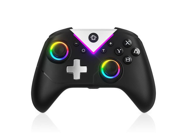 Generic for RGB LED Light Gaming Controller, 617 Gamepad 2.4G Wireless For /IOS/PC/Android With Hall Effect Game Joystick