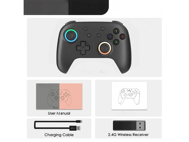Generic for RG P01 Gamepad Wireless Gaming Controller Hall Trigger Joystick Macro Key RGB Breathing Light For PC Android IOS