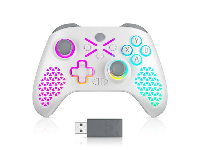 Generic for RGB Wireless For Xbox Controller Xbox One/xbox Series X/S/PC With 650mah Battery gamepad Multi-Function Joystick Controller