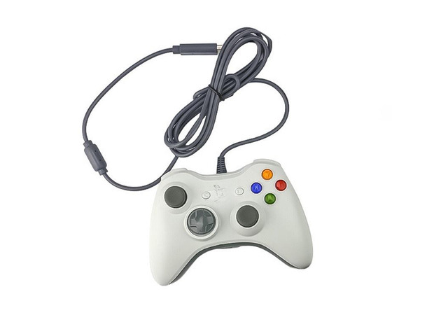 Generic for Wired Game Controller for Xbox 360 with Dual-Vibration Joystic Compatible with Xbox 360/360 Slim & PC Windows 7,8,10,11