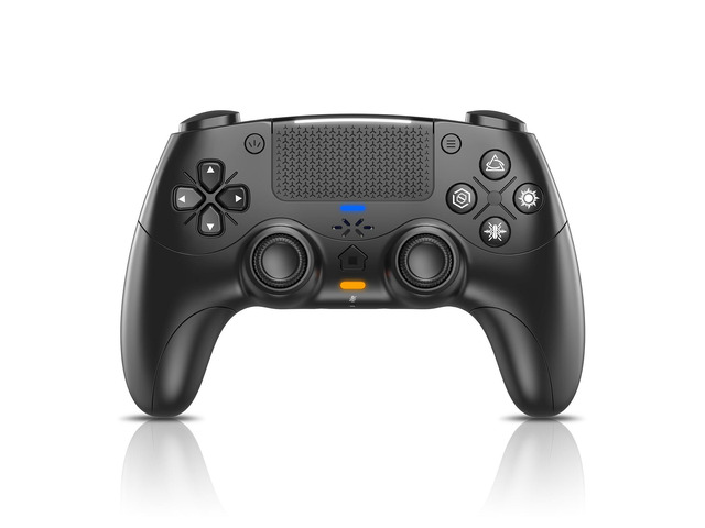 Generic for Controller For 5 PS5/PC,6-Axis Gyro Wireless Gamepad Haptic Feedback Touchpad Hall Effect Built-in Mic Game Joystick