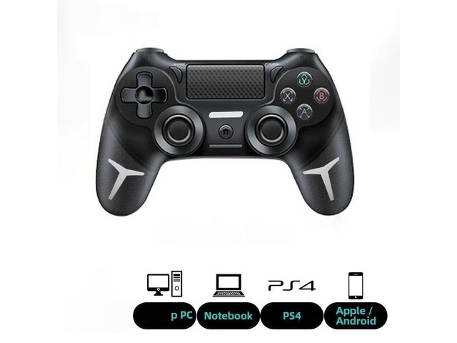 Generic for Wireless Gamepad with Six Axis Gyroscope Bluetooth Game Controller For PS4 PS3 Console Wins 7 8 10 Dual Vibration PC Joystick