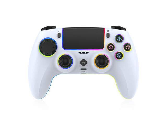 Generic for Hall Effect PS5 Controller,Wireless Anti-Drift Gamepad,Dual Hall Joysticks & Triggers,Macro Back Buttons,1500mAh, RGB