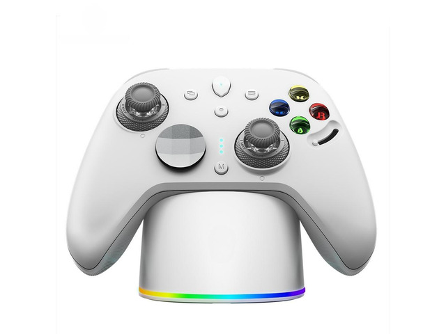 Generic for G80TS Gaming Controller With Charging Dock Optional TMR Joysticks Triggers RGB Light Wireless Gamepad