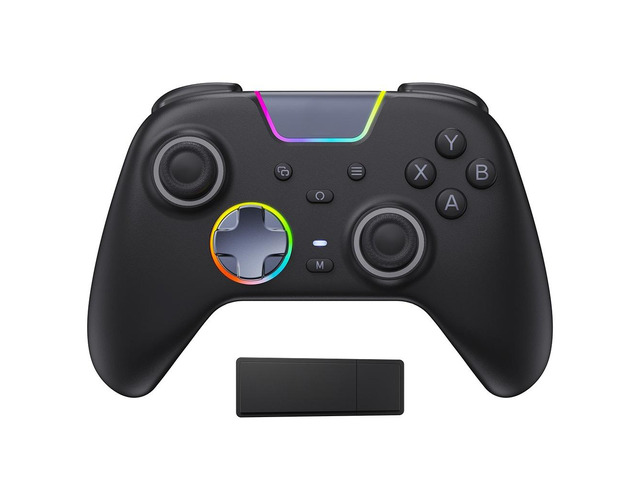 Generic for X05 Pro Impulse Triggers Controller Compatible with PC//Android/iOS Phone/TV/Steam, Mute Button, Rumble Motors