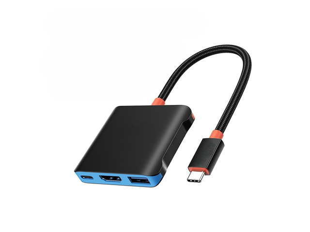 Gaming Handheld 2 Dock Portable TV Hub 3 in 1 4K 144Hz PD100W 5Gbps High-Speed Replacement Dock Station for Gaming Handheld